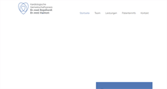 Desktop Screenshot of cardiologie-duisburg.de